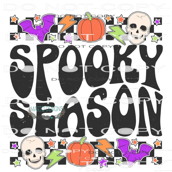 Spooky Season #7029 Sublimation transfers - Heat Transfer
