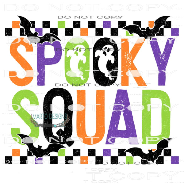 Spooky Squad #5934 Sublimation transfers - Heat Transfer