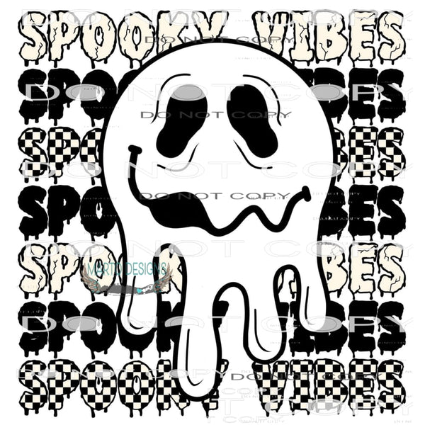 Spooky Vibes #6507 Sublimation transfers - Heat Transfer