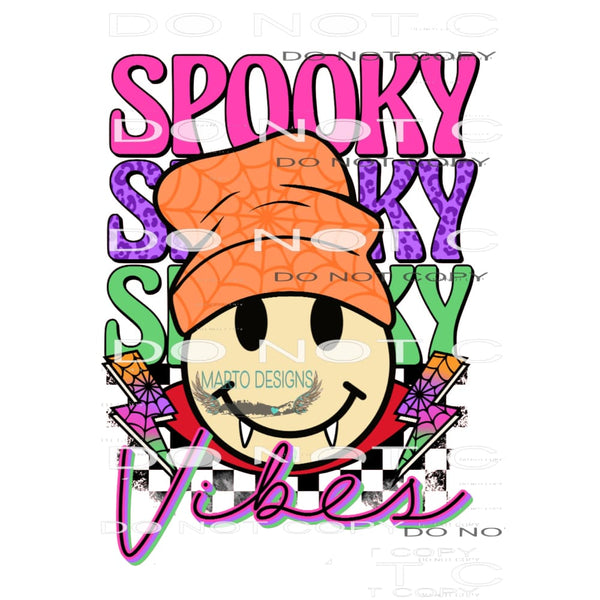 Spooky Vibes #6584 Sublimation transfers - Heat Transfer