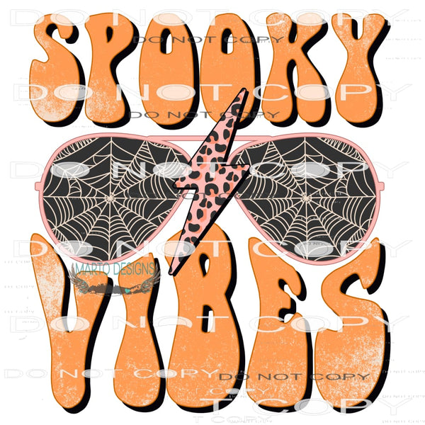 Spooky Vibes #7027 Sublimation transfers - Heat Transfer