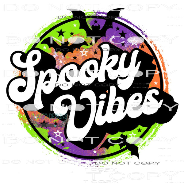 Spooky Vibes #7028 Sublimation transfers - Heat Transfer
