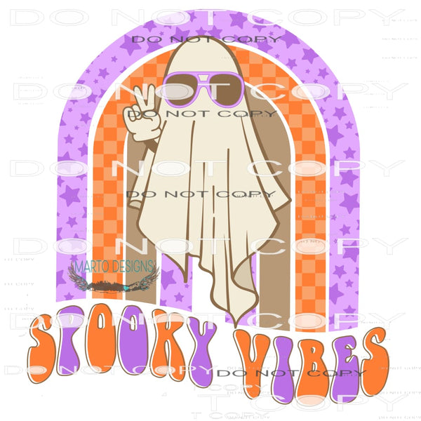 Spooky Vibes #7034 Sublimation transfers - Heat Transfer