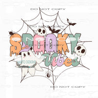 Spooky Vibes #7592 Sublimation transfers - Heat Transfer