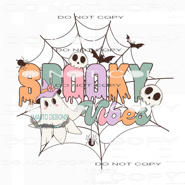 Spooky Vibes #7592 Sublimation transfers - Heat Transfer