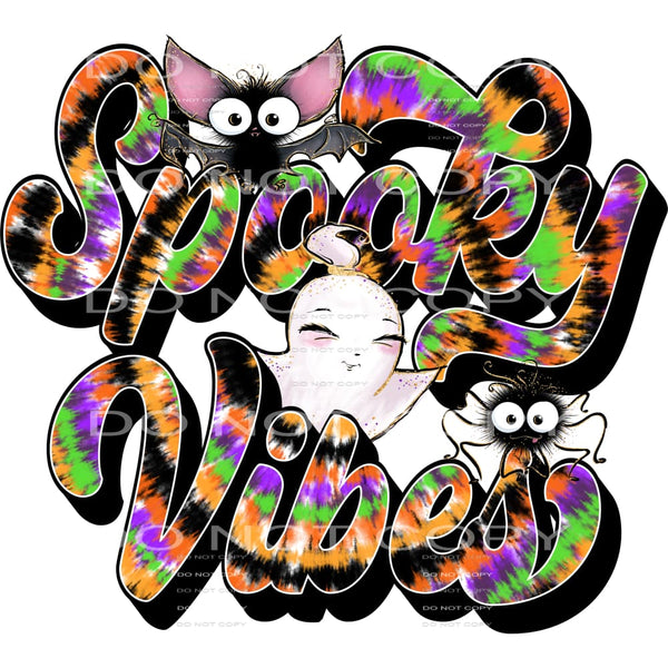 Spooky vibes # 808 Sublimation transfers - Heat Transfer