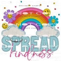 Spread Kindness #8411 Sublimation transfers - Heat Transfer