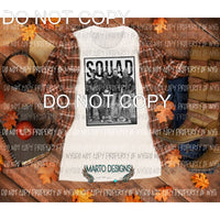 SQUAD Freddie Scary movies Graphic tee