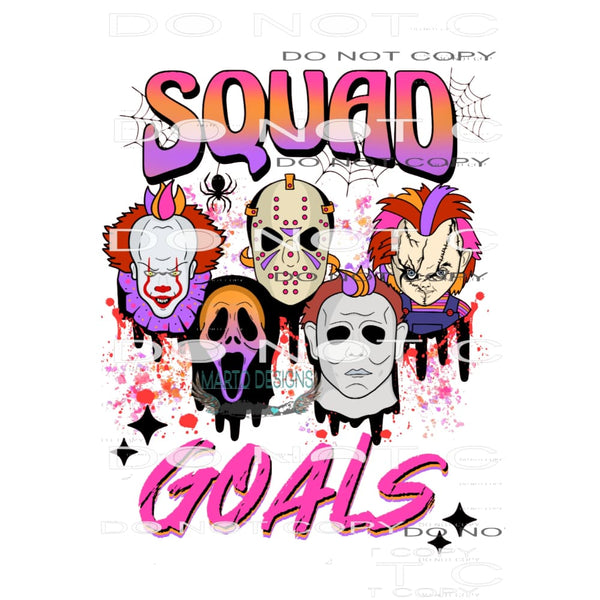 Squad Goals #6581 Sublimation transfers - Heat Transfer