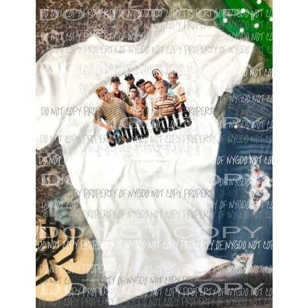 Squad goals sublimation transfer Heat Transfer
