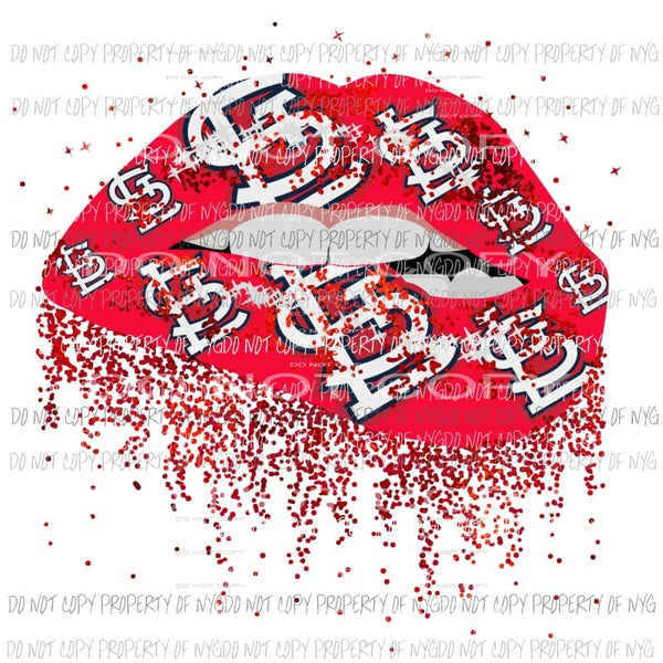 st louis lips sublimation transfers Heat Transfer