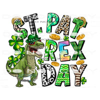 St.Pat Rex Day#9723 Sublimation transfers - Heat Transfer