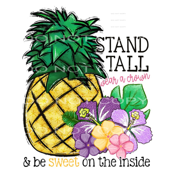 Stand tall and be strong # 943 Sublimation transfers - Heat