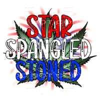 Star spangled stoned # 944 Sublimation transfers - Heat