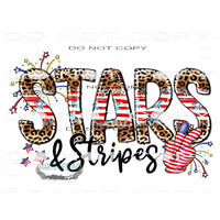 Stars And Stripes #10858 Sublimation transfer - Heat