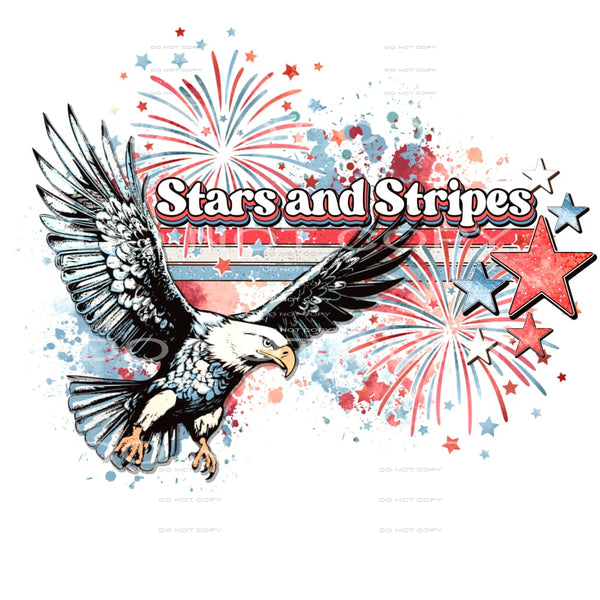 Stars and Stripes America # 9941 Sublimation transfers -