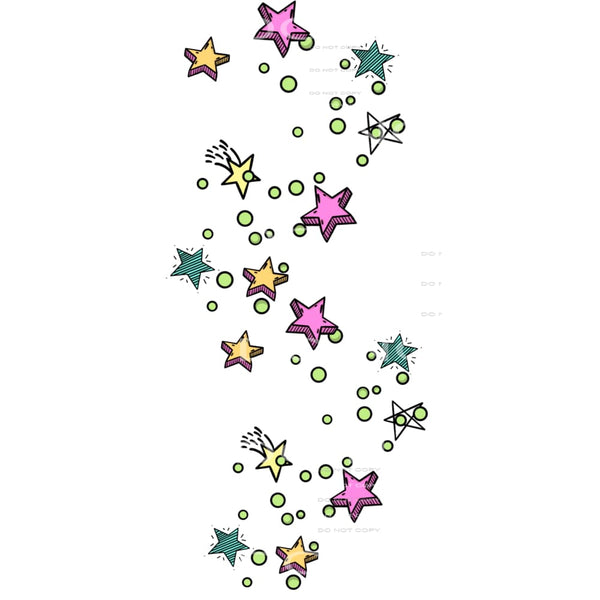 Stars Sleeve #6046 Sublimation transfers - Heat Transfer