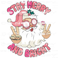 Stay Merry And Bright #8187 Sublimation transfers - Heat
