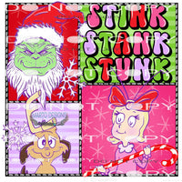 Stink Stank Stunk #7727 Sublimation transfer - Heat Transfer