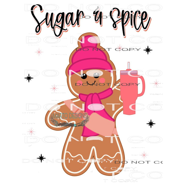 Sugar And Spice #8068 Sublimation transfers - Heat Transfer