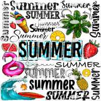 Summer #10396 Sublimation transfers - Heat Transfer Graphic