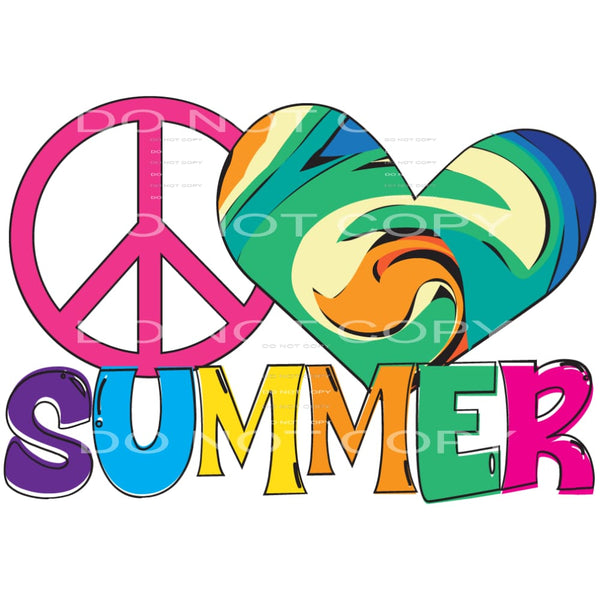 Summer #5262 Sublimation transfers - Heat Transfer Graphic