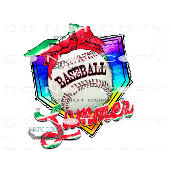 Summer Baseball #10701 Sublimation transfers - Heat