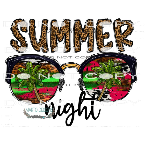 Summer Night #10615 Sublimation transfers - Heat Transfer