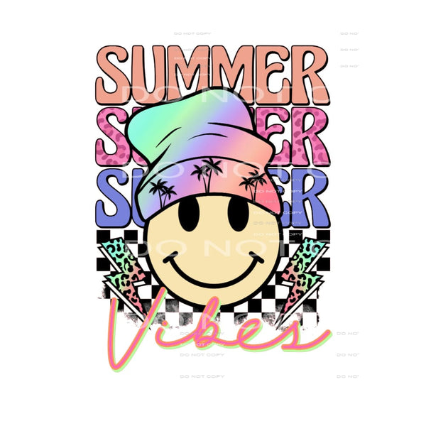 Summer Vibes #4593 Sublimation transfers - Heat Transfer