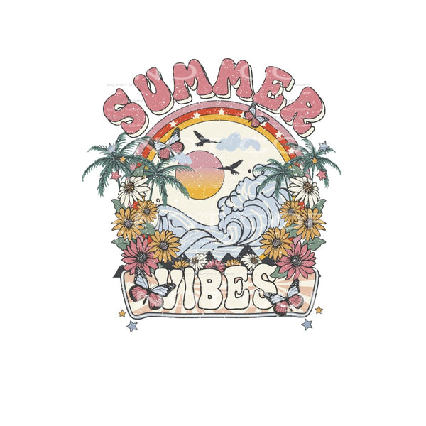 Summer Vibes #4898 Sublimation transfers - Heat Transfer