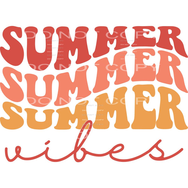 Summer Vibes #5093 Sublimation transfers - Heat Transfer