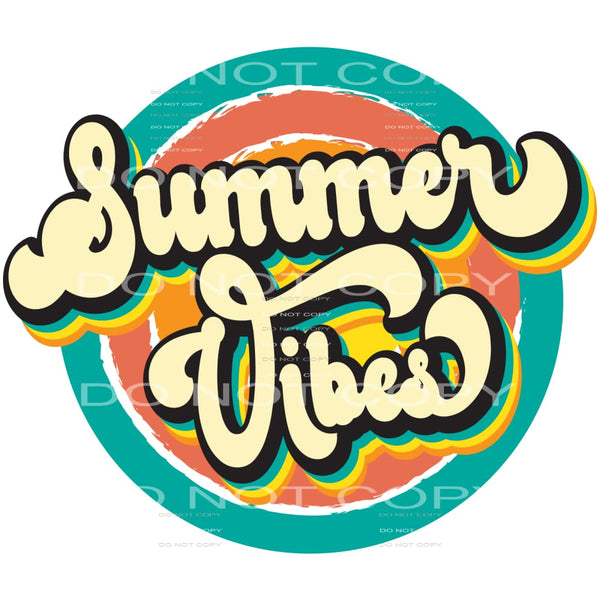 Summer Vibes #5250 Sublimation transfers - Heat Transfer