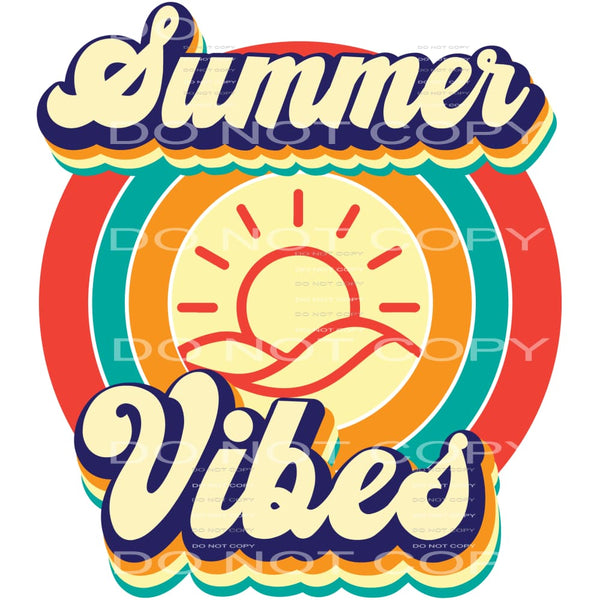 Summer Vibes #5260 Sublimation transfers - Heat Transfer