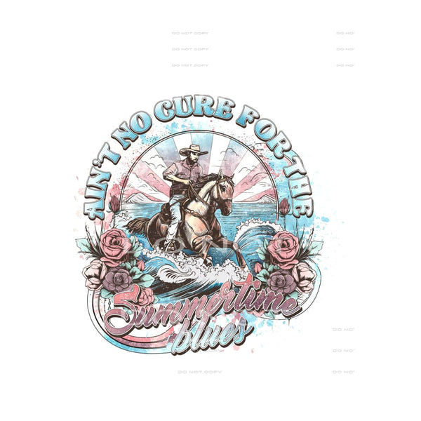 summertime blues # 9943 Sublimation transfers - Heat