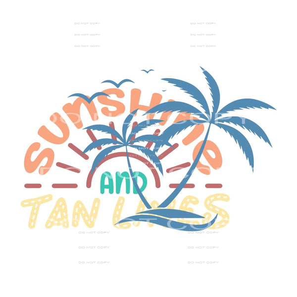 Sunshine and tan lines # 270 Sublimation transfers - Heat