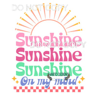 Sunshine On My Mind #11426 Sublimation transfers - Heat