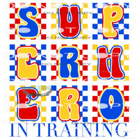 Superhero In Training #8850 Sublimation transfers - Heat