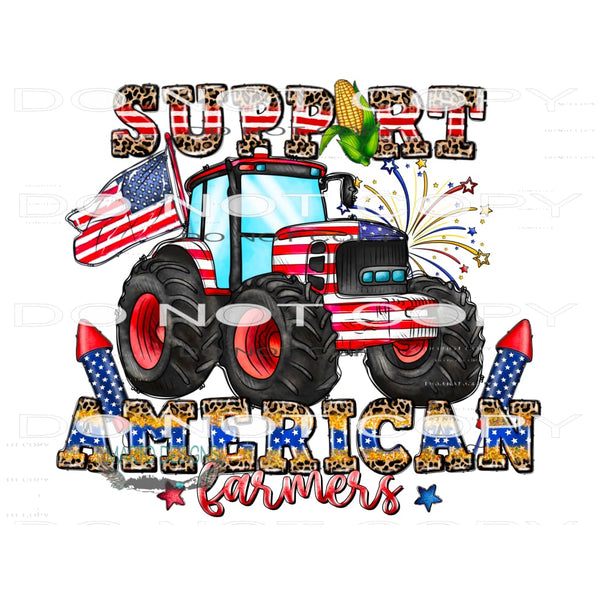 Support American Farmers #10905 Sublimation transfer - Heat