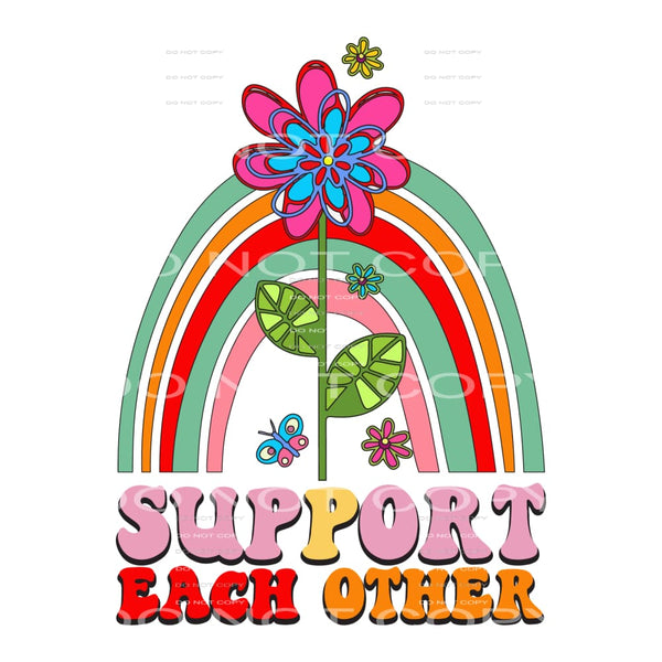 Support Each other #5289 Sublimation transfers - Heat