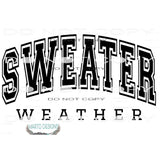 sweater weather # 1303 Sublimation transfers - Heat Transfer