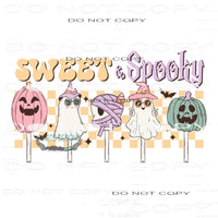 Sweet And Spooky #7056 Sublimation transfers - Heat Transfer