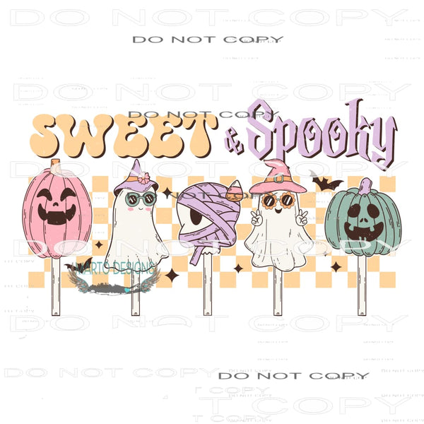 Sweet And Spooky #7056 Sublimation transfers - Heat Transfer