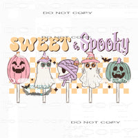 Sweet And Spooky #7590 Sublimation transfers - Heat Transfer