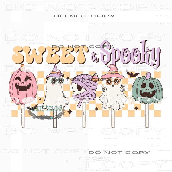 Sweet And Spooky #7590 Sublimation transfers - Heat Transfer