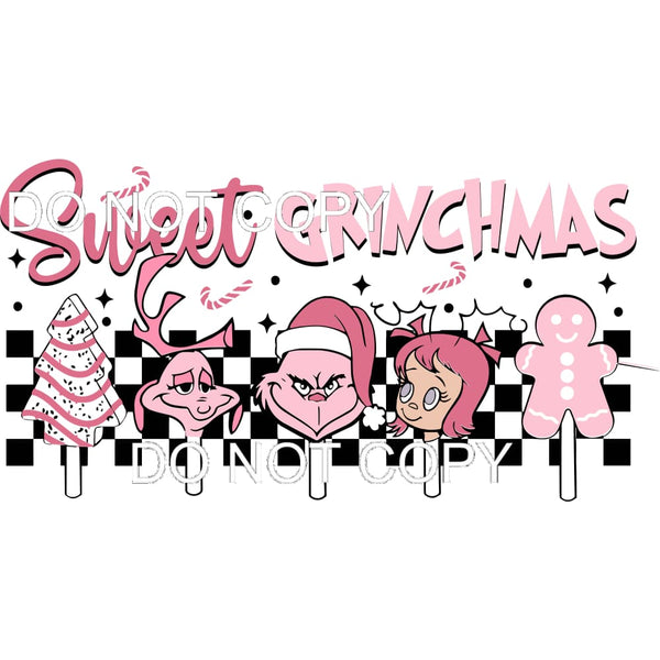 Sweet Grinchmas #271 Sublimation transfers - Heat Transfer