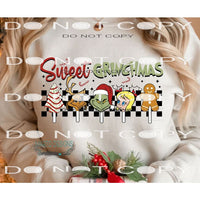 Sweet Grinchmas #7116 Sublimation transfers - Heat Transfer