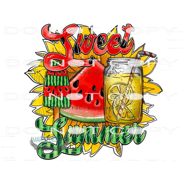 Sweet Summer #10464 Sublimation transfers - Heat Transfer