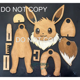 Swinging Forest Friend - LARGE 18 inch Digital Laser Cut