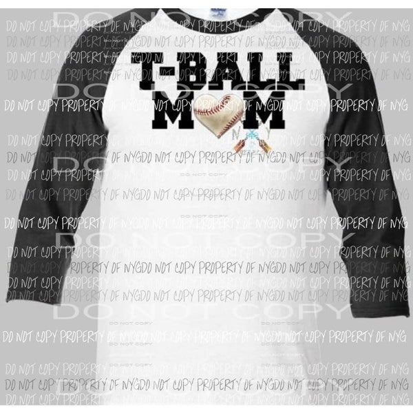 T-BALL MOM sublimation transfer Heat Transfer