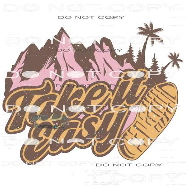 Take it Easy #11014 Sublimation transfers - Heat Transfer